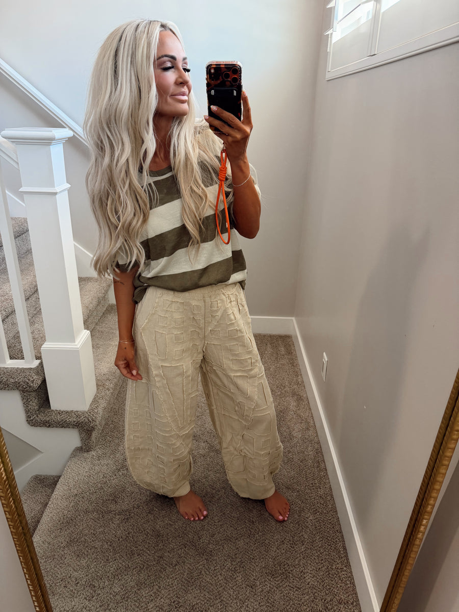 Stripe top – Mae Black