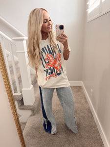 Two toned tie pant
