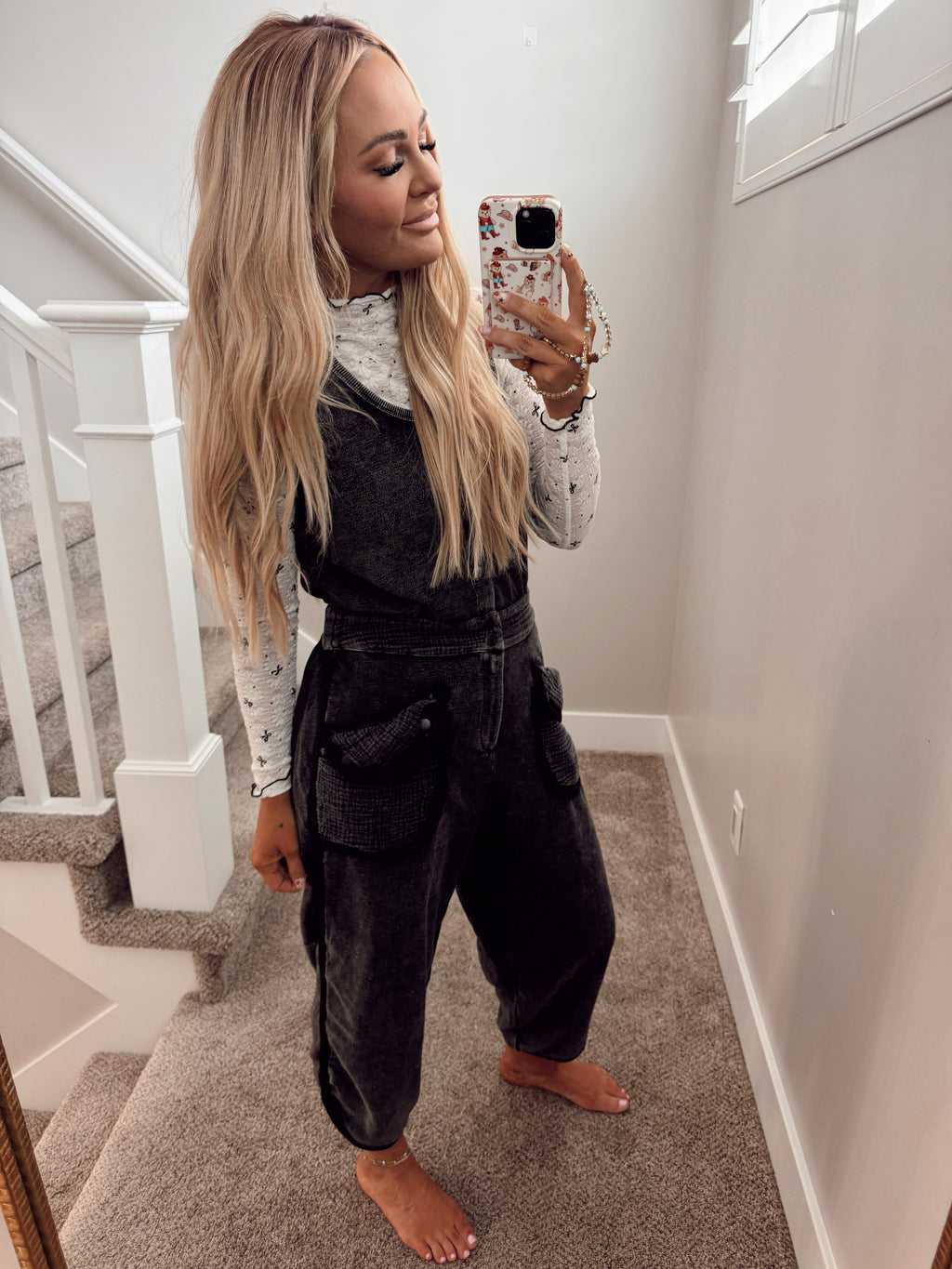 Charcoal jumpsuit