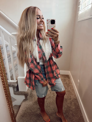 Denim shorts