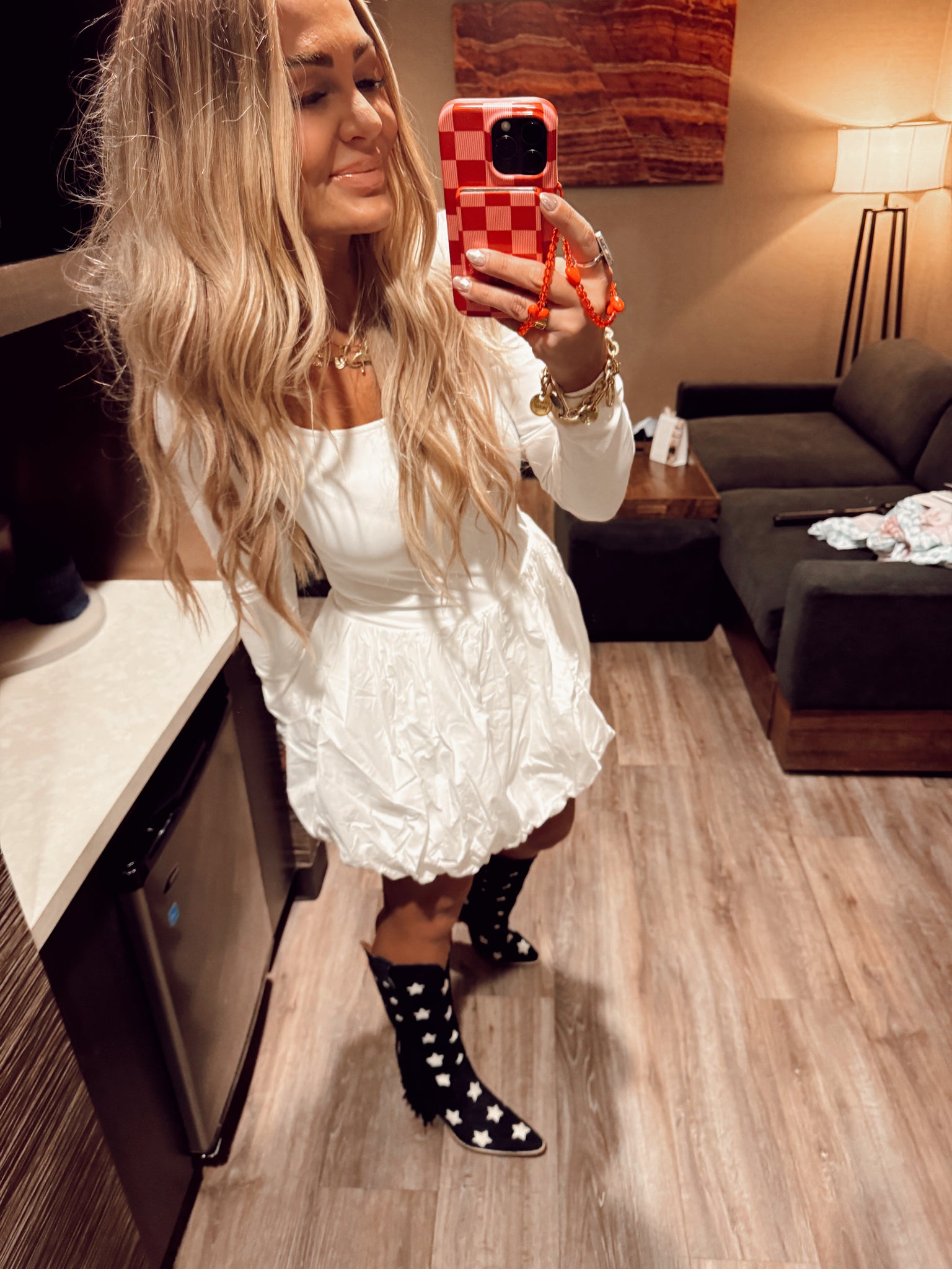 White dress