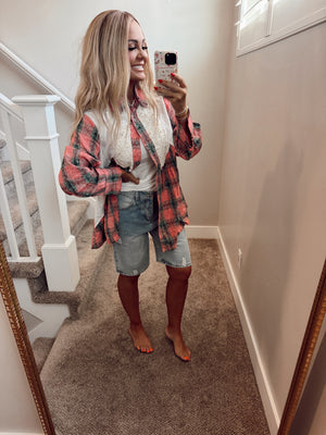 Denim shorts