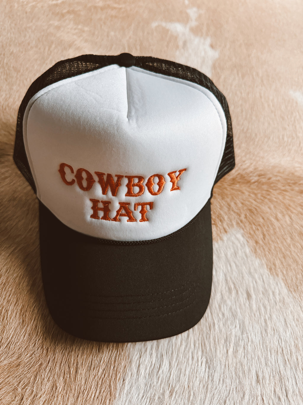 Cowboy trucker hat