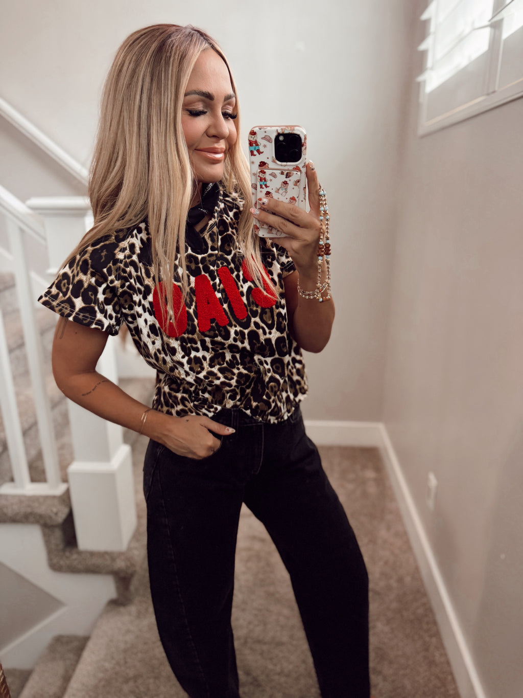 Leopard Ciao tee