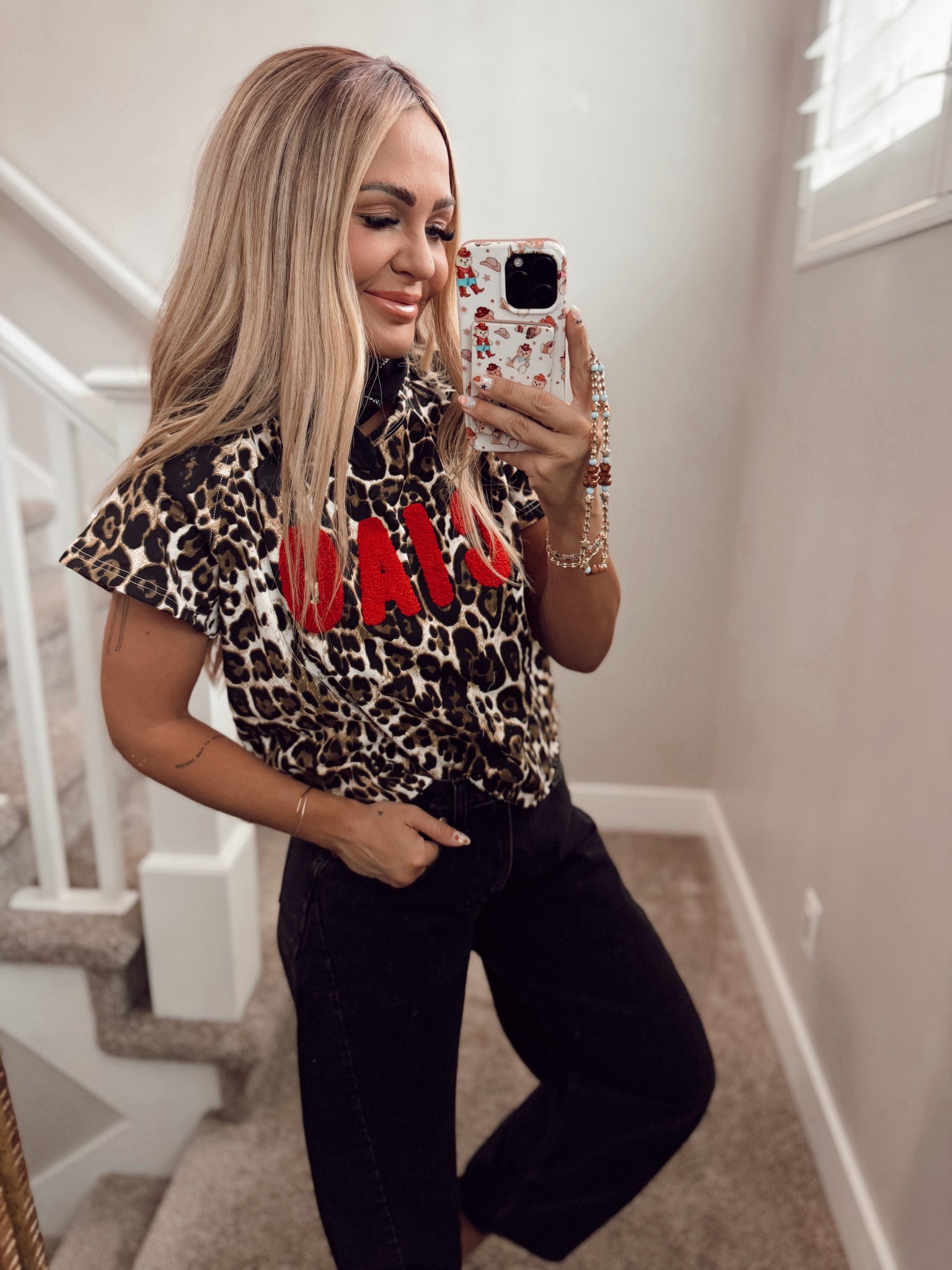 Leopard Ciao tee