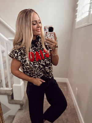 Leopard Ciao tee